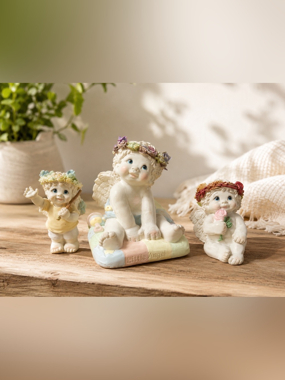 Dreamsicles 🍭 Little Angel Cherub Figurines Rose Baby Adorable Sweet